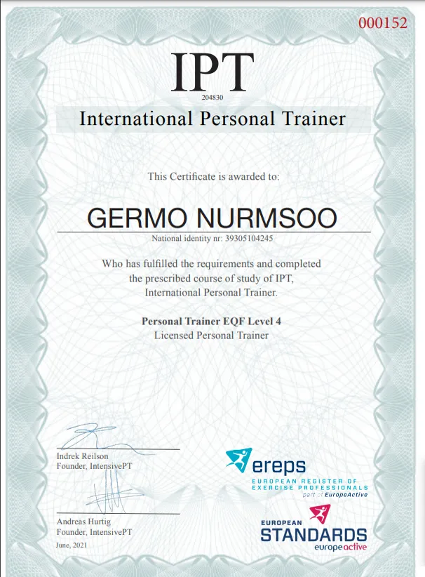 Qualified International Personal Trainer